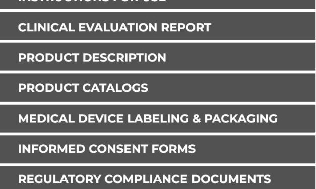 Establishment of Translation and Compliance of the Medical Device Industry?